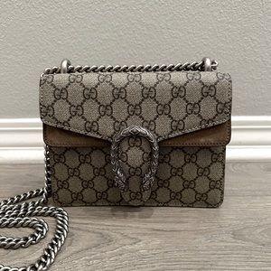Authentic Gucci Dionysus GG Supreme Mini Bag
